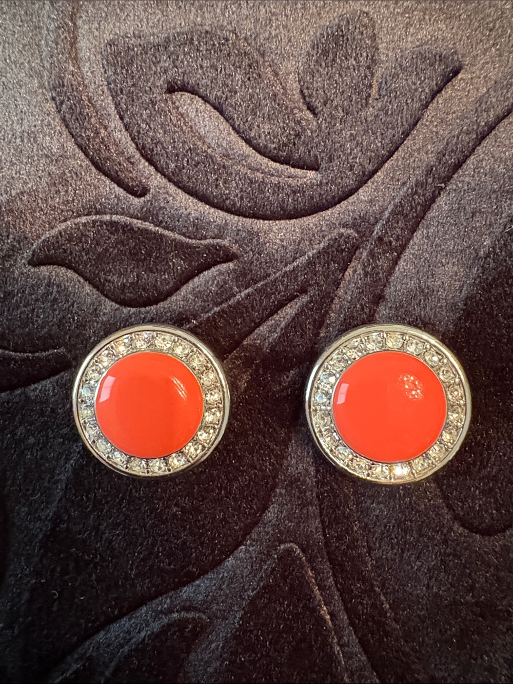Set of 2 Classic Crystal-Trim Ginger Snaps 18MM